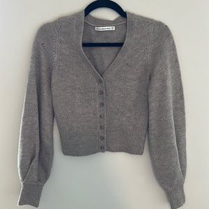 Abercrombie Cropped Cardigan Sweater